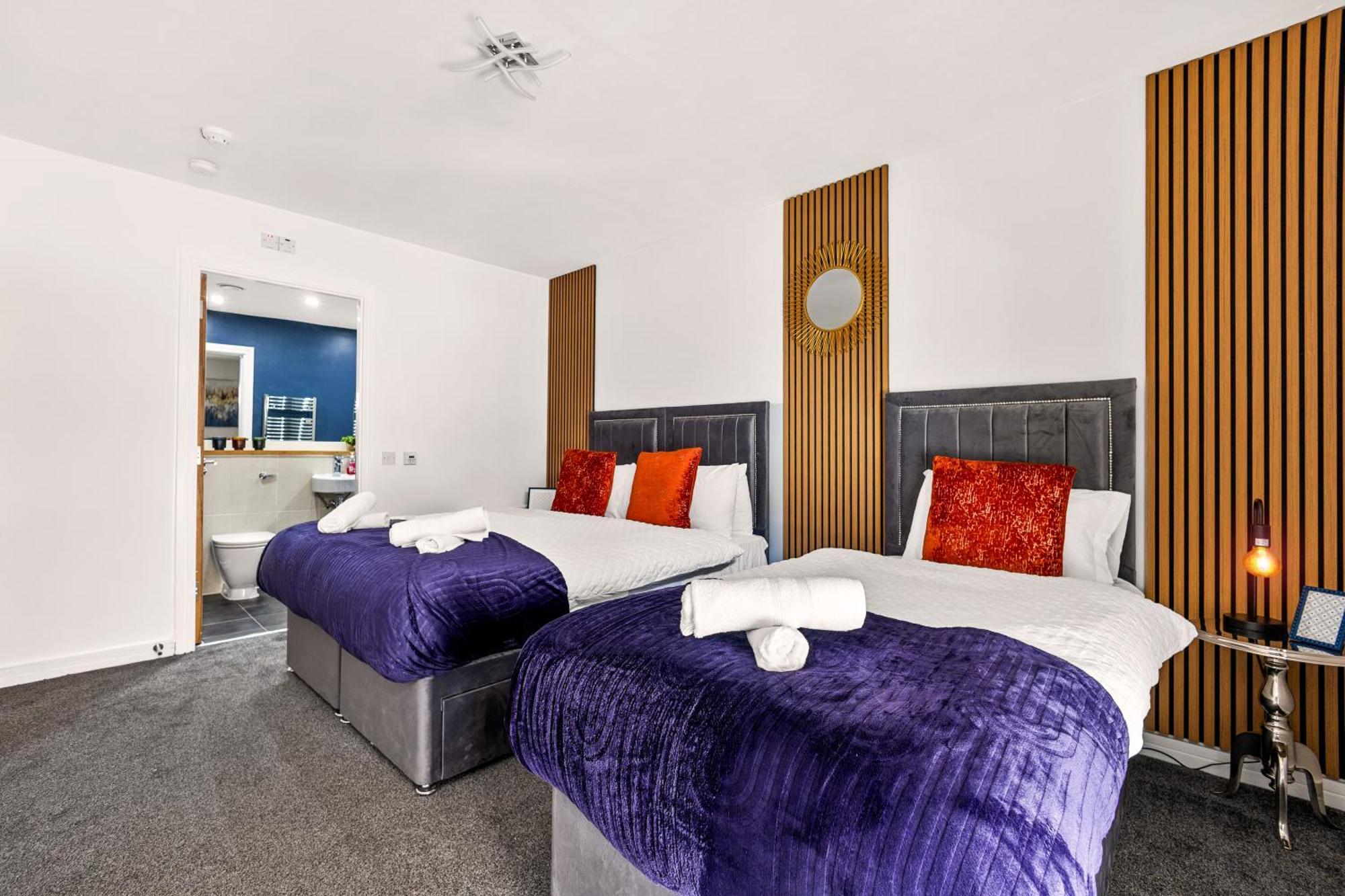 Bullring Lux Suite, New Street Free Netflix - Free Secure Parking- Sleeps 6 伯明翰 外观 照片